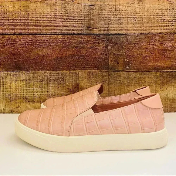 Cole Haan GrandPro Croc Leather Sneakers Pink - Picture 3 of 10